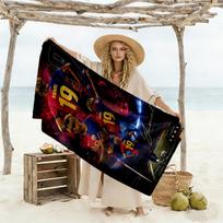 Lamine Yamal Barcelona Debut Beach Towel Quick-Dry Soft Microfiber Comfortable Lightweight 80cmx160cm(31x63inch)