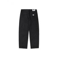 Mens Streetwear Denim Pants - Washed Distressed Straight Leg Casual Trousers Teens 2025 L