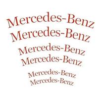 6 VNT./KOMPLEKTAS Automobilio Stabdžių Suportų Lipdukai Dekoracijos Mercedes Benz W166 W212 W213 W246 W176 W177 W205 C180 C63 W167 GLE GLK
