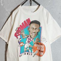 Vintage Unisex All Size Dennis Rodman Vintage T-shirt 89s SX334 XXXXL gray