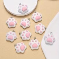 Animacinės Katės Letenos Pakabukų Rinkinys,  10PCS Brown Cartoon Cat Claws