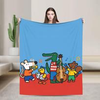 Mouse M-Maisy Blankets Fleece Summer Air Conditioning  Multi-function Super Warm Throw Blanket for Bedding Car Bedspreads 75X95CM