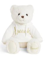 Harrods Authentic Henry Bear White Logo Teddy Bear Plush Toy 29cm [Used] white