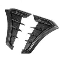 2pcs Universal Carbon Black Car Fender Vents Air Sticker Cover For Peugeot 408 4008 308 3008 Rifter 5008 508 2008 208 RCZ 407 2Pcs-TRD