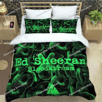 Singer Ed Sheeran Printed Bedding Sets Exquisite Supplies Set Duvet Cover Bed Comforter Set Bedding Set Luxury Birthday Gift 70x133cm 2pcs white