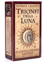 Trionfi Della Luna Tarot Cards 78pcs English Board games Fortune-telling Oracle Divination Edition beige