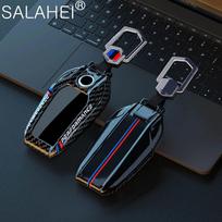 Anglies pluošto silikono automobilio rakto dėklas LED ekranas, skirtas BMW 5 7 serijai G11 G12 G30 G31 G32 i8 I12 I15 G01 X3 G02 X4 G05 X5 G07 X7 black