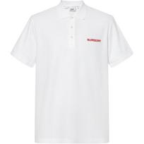 Burberry SS24 Polo Shirt Men's White 80844401 XS white