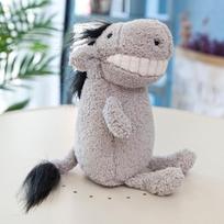 30~40cm Smile Big Teeth Plush Toy Stuffed Soft Doll Toothy Bat Cat Dinosaur Pink Pig Shake Mutt Lion Toys Kids Xms Great Gifts 30cm