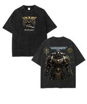 Warhammer 40K Juodieji Riteriai Kosminis Jūreivis Anime Grafinis Unisex Marškinėliai 4XL black