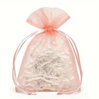 Organza maišelių rinkinys,  Laimo žalia