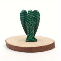 Kišeninis angelas, 3.81 cm, malachitas (sintetinis)