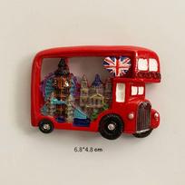 England Magnetic Stickers London Royal Guard London Red Bus UK Resin Dog Fridge Magnets Sticker Travel Souvenir Gift Home Decor
