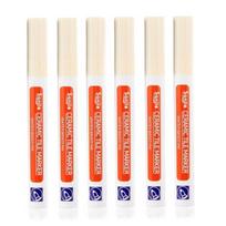 6 Pcs Tile Pen Wall Grout Restorer Pen Repair Marker Grout Filler Pen for Restoring Tile Wall Floor Bathrooms and Kitchen(White) beige