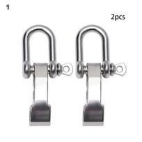Sagtys-grandinės Išgyvenimo virvės Paracord'ai Paracord'o apyrankės priedai O formos apyrankės sagtys 2pcs style 1