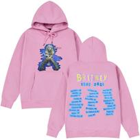 Singer Britney Spears Album Cover Graphic Hoodie Men Women Casual Harajuku Sweatshirt Oversized Streetwear Y2k Pullover Tracksuit Female Male Clothing XXXXL pink