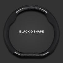 Car Carbon Fiber Leather Steering Wheel Cover For Skoda VRS Kodiaq Karoq Kamiq Octavia 1 a5 Scala Superb Yeti Fabia ENYAQ Citigo