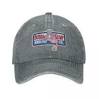 aBubba Gump Miško Krevetės Jūros Gėrybės Džinsinis Beisbolo Kepuraitė Amerikietiškas Restoranas Teniso Skate Hip Hop Kepurės Vasarinės Unisex Beisbolo Kepuraitės One Size gray