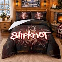 Printed 3Pcs Bedding Set Slipknot Pattern Bed Sheet Pillowcase For Bedroom Decor 140cmx200cm