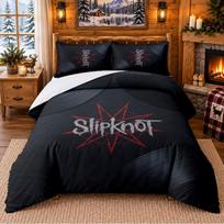 Printed 3Pcs Bedding Set Slipknot Pattern Bed Sheet Pillowcase For Bedroom Decor 140cmx200cm