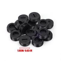 Black Plastic Screw Carbon Brush Holder Caps Electric Motor Carbon Brush Covers Block Dust Sand Debris Power Tool Accessories
