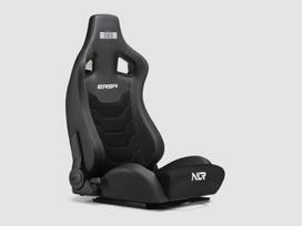 Next Level Racing lenktynių simuliatoriaus sėdynė ERS4 NLR-E053, 150kg, ergonomiška, reguliuojama atlošas, PU oda ir zomša