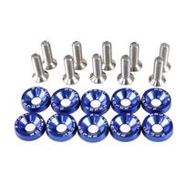Car Fasteners Car Fender JDM Washer Car Modified Bolts License Plate Bolts Car Modified Washer mėlyna