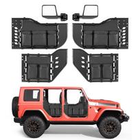 VEVOR Jeep Tube Doors, 4-Door, Compatible with 2018-2026 Jeep Wrangler JL & 2020-2026 Gladiator JT 91.5 x 51.6 x 10.3 cm