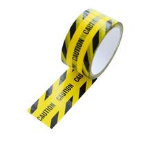 Geltona įspėjamoji juosta Lipni juosta Juodi simboliai Pavojus Identifikacinė juosta Universali 2-CAUTION