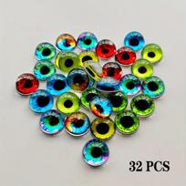 Stiklo pusrutuliai, 12 mm, 32 vnt