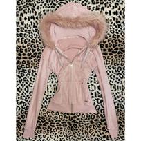 2KWEIRD Y2K Harajuku Gothic Women's Hoodie Sexy Slim Chic Suede Fur Collar Letter Print Cardigan Sweatshirt Aesthetic Female Streetwear L