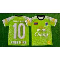 Thailand Football Jersey Number 10 Custom Name Soccer T Shirt Chang Elephant Graphic Sports Fan Jersey T-shirts Tank Tops S yellow