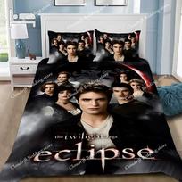 Duvet Cover Pillowcase Bedding Set The Twilight Saga Edward Cullen Adult Boy Girl Bedroom Decoration Children Single Large Size EU Single 135*200cm/53x79in 3pcs