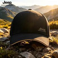 JEEP Men's Windproof Cotton Baseball Cap One Size black