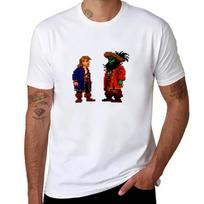 Guybrush LeChuck Monkey Island T-Shirt vintage clothes Clothing blue archive Funny t-shirt mens funny t shirts XXL white