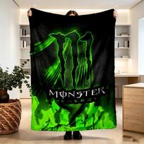 Monster Energy Print Blanket - Soft & Comfortable, for Bedroom, Travel, Sofa, Home Decoration - Birthday Christmas Gift for Friend 80cmx120cm