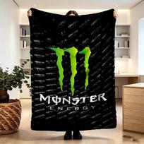 Monster Energy Print Blanket - Soft & Comfortable, for Bedroom, Travel, Sofa, Home Decoration - Birthday Christmas Gift for Friend 100cmx150cm