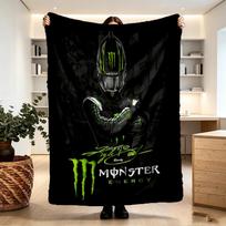 Monster Energy Print Blanket - Soft & Comfortable, for Bedroom, Travel, Sofa, Home Decoration - Birthday Christmas Gift for Friend 100cmx150cm