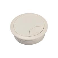 1PC 60/80mm Desk Wire Hole Cover Desk Table Plastic Cable Hole Cover PC Computer Desk Cable Outlet Port Grommet Cable Organizer