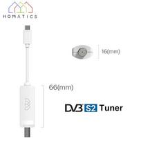 Original HOMATICS DVB-T2 DVB-S2 Tuner for Homatics Android TV Box R Lite 4K & 4K Plus & RockTek G2 also KICKPI KP1 Google TV Box S2