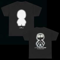 Little Big Planet Vintažiniai Grafiniai Marškinėliai Reklama 2008 Grunge Y2K Scena Domo Kun M black
