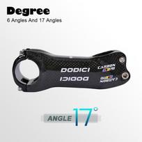 Carbon Fiber Bike Stem 6/17 Mountain Road Bicycle Ultra Light Short Handlebar 70MM In Stock