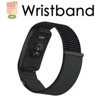 Nailoninis žasto dirželis Garmin CIRQA išmaniajai apyrankei, lengvas, reguliuojamas, pralaidus orui, sportinis pakaitinis apyrankės dirželis Garmin CIRQA Garmin CIRQA Smart black