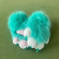 Naujas Fursuit Kigurumi Gyvūno Pėdos Pirštinės Nagai Kig Cosplay Kostiumas Nešiojamas Gyvūnas Spalvingi Nagai Cos Rekvizitas Helovinas One Size blue