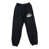 Corteiz Classic Ship Print Sweatpants Men Women Casual Track Pants M black
