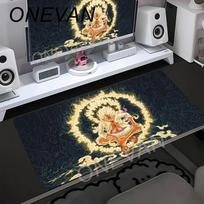 One Piece Luffy Extended Gaming Mouse Pad Large Desk Mat Xxl NonSlip Rubber Base Stitched Edge for PC Gamer Laptop Keyboard pad 30x80x0.3cm