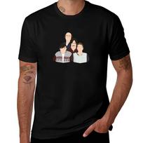 Derek  Ricky Gervais  Karl Pilkington Vector Artwork Tshirt Quick Dry Training Short Sleeve Tee Tshirt 4XL black