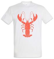 Lobster II Vyriški marškinėliai Krabas Vėžys Krevetė Amerikietiška medžioklės tradicija Sportas 120 white