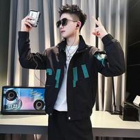 2023 Men's Color Block Windbreaker Jacket: Spring Style, Youth Trend, Zipper Outerwear Double Extra Large
