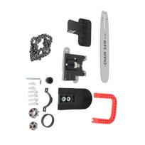 Angle Grinder to Electric Chain Saw Converter Adapter Chain Saw Bracket Set Woodworking Tool